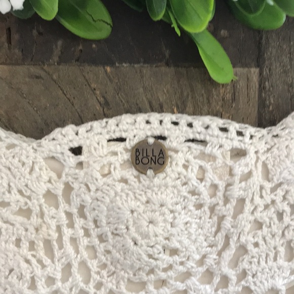 ❌SOLD OUT❌ BILLABONG crochet top - size med - NEW - Picture 6 of 12
